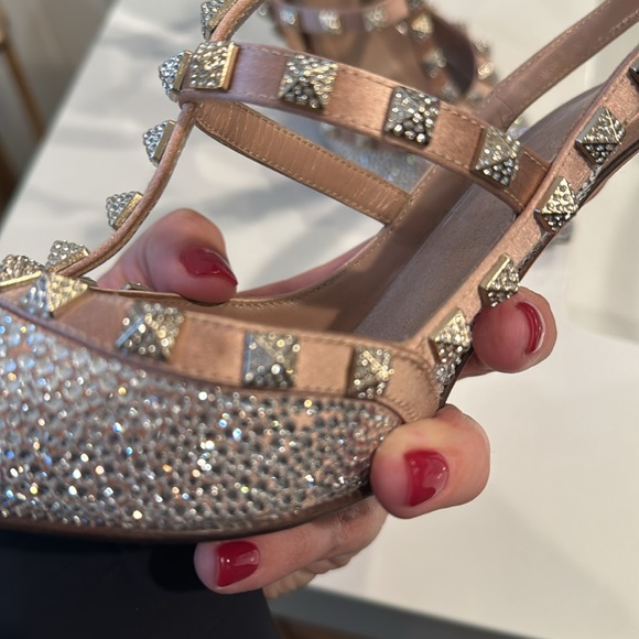 Valentino Rockstud Crystal Heels - Picture 6 of 13